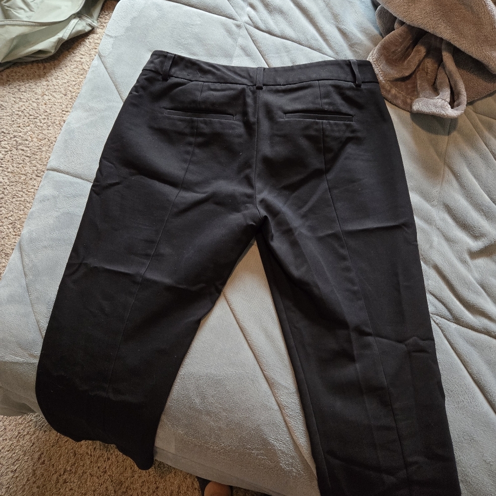 Black EXPRESS ankle pant work attire